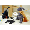 Poseable Plush Bunnies